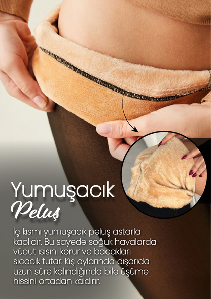 Yumusha™ Polar Astarlı Külotlu Çorap