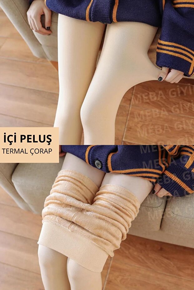 Yumusha™ Polar Astarlı Külotlu Çorap