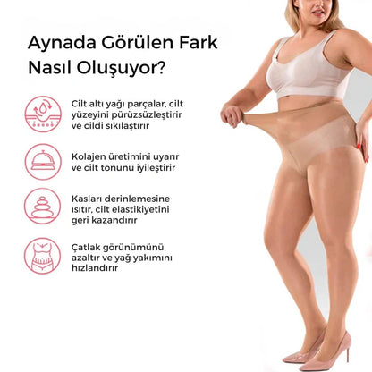 Yumusha™Anti-Selülit Külotlu Çorap