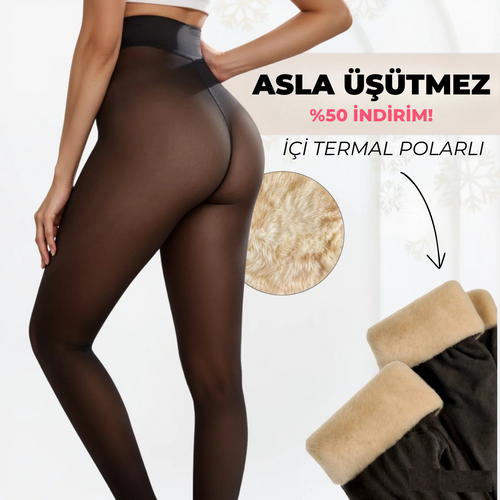 Yumusha™ Polar Astarlı Külotlu Çorap